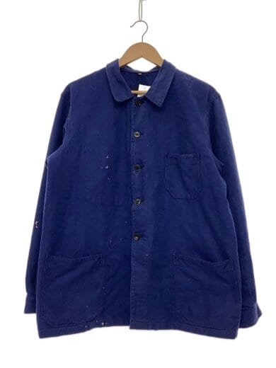 商品画像：カバーオール/50/コットン/BLU/無地 1