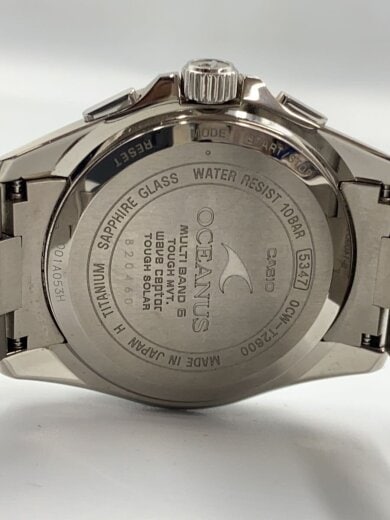 商品画像：ソーラー腕時計_OCEANUS/アナログ/BLU/SLV 3