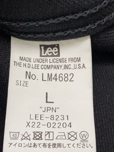商品画像：Gジャン/L/コットン/BLK/無地/LM4682// 4