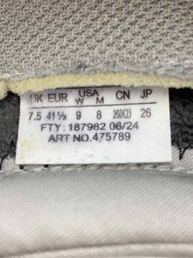 商品画像：ローカットスニーカー/26cm/WHT/475789 5