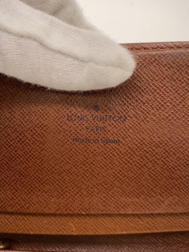 商品画像：ポルト・モネ・ジップ_モノグラム・キャンバス/PVC/BRW/レディース 3