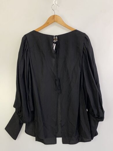 商品画像：長袖ブラウス/1/レーヨン/BLK/MM23PF-SH707 2