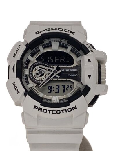 商品画像：クォーツ腕時計・G-SHOCK/デジアナ/WHT// 1