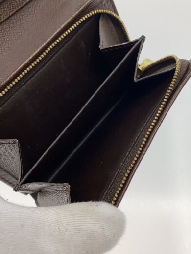 商品画像：ポルト・モネ・ビエ・トレゾール_ダミエ・エベヌ/PVC/BRW/レディース 5