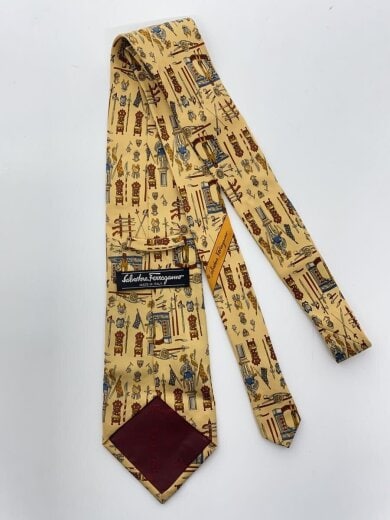 商品画像：ネクタイ/シルク/YLW/メンズ 2