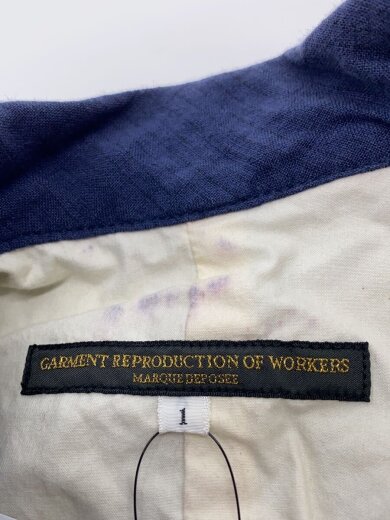 商品画像：テーラードジャケット/1/リネン/NVY 3