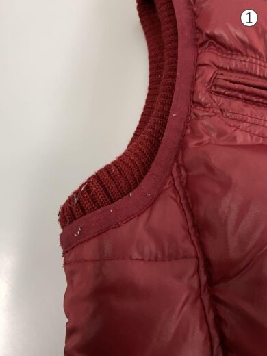 商品画像：ダウンベスト/M/ナイロン/RED 6