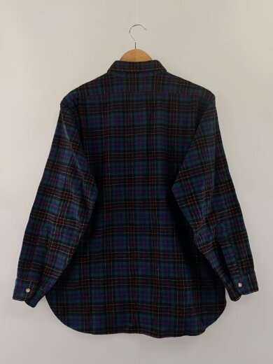 商品画像：長袖シャツ/XL/ウール/GRN/チェック/60-70s/タータン/BD// 2