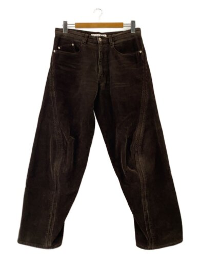 商品画像：25AW/3D Twisted Wide Leg 5P Pants/2/コーデュロイ/BRW/NF252P09// 1