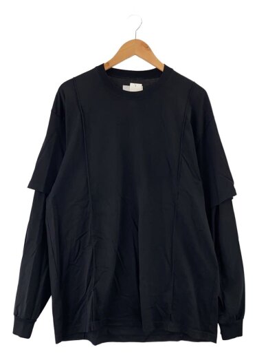 商品画像：長袖Tシャツ/S/コットン/BLK/ST.1167// 1