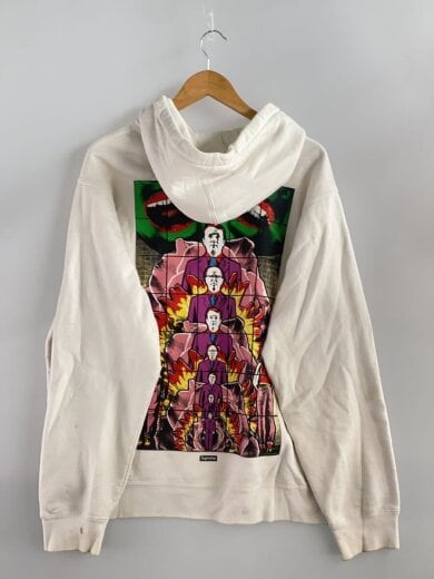 商品画像：パーカー/L/コットン/WHT/プリント/DEATH Hooded Sweatshirt// 2
