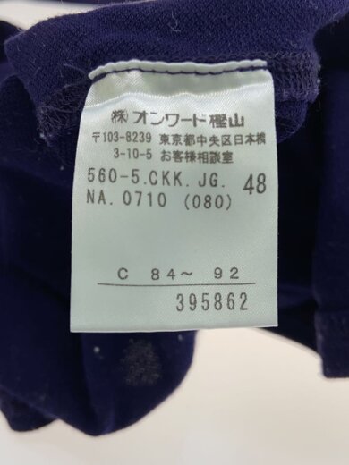商品画像：タンクトップ/48/コットン/NVY/無地// 4