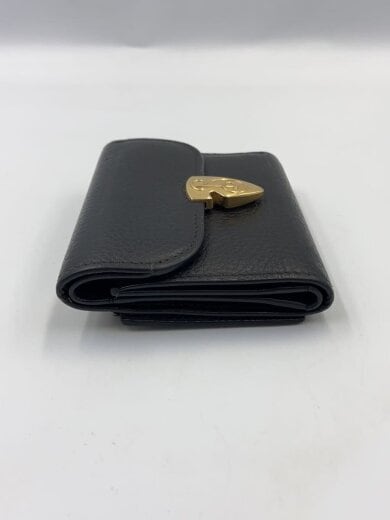 商品画像：3つ折り財布/レザー/BLK/レディースシールドウォレット 3