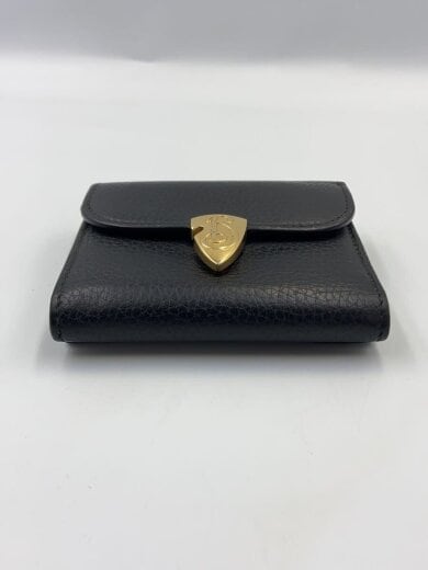 商品画像：3つ折り財布/レザー/BLK/レディースシールドウォレット 4