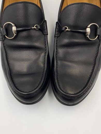 商品画像：ローファー/UK6.5/BLK/レザー/233495/ビットローファー/ややソール減り 3