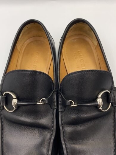 商品画像：ローファー/UK6.5/BLK/レザー/233495/ビットローファー/ややソール減り 4