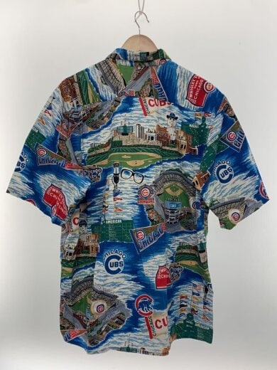 商品画像：アロハシャツ/XL/コットン/マルチカラー/総柄/×MLB（シカゴカブス） 2