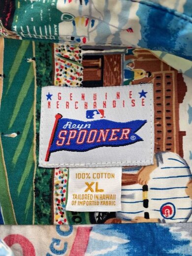商品画像：アロハシャツ/XL/コットン/マルチカラー/総柄/×MLB（シカゴカブス） 3