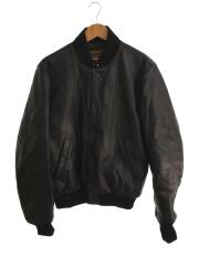 レザージャケット・ブルゾン/40/レザー/BLK