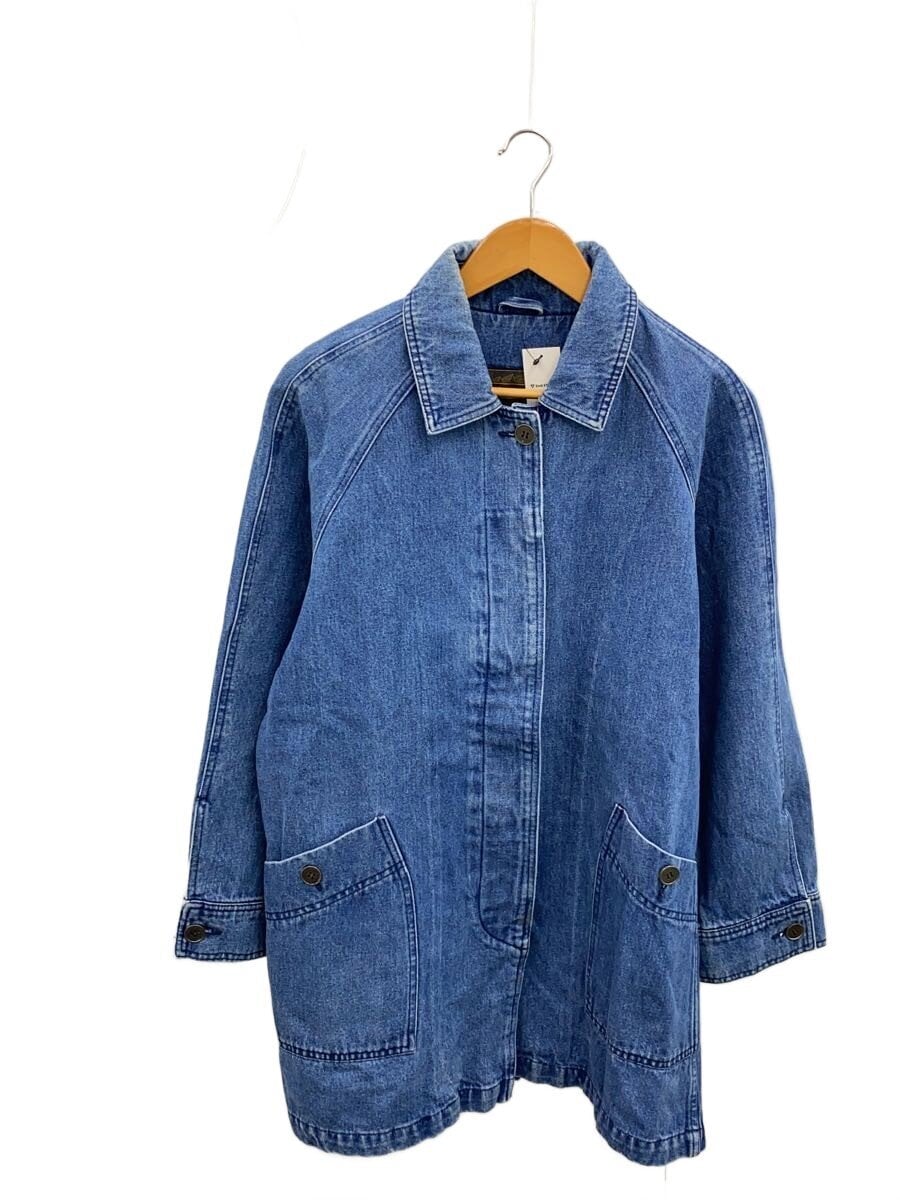 EDDIE BAUER / 80s/デニムハーフコート/M/コットン/IDG