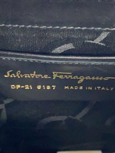 商品画像：ヴァラリボン/がま口/リボン/ショルダーバッグ/レザー/BLK/DF-21 6187 5