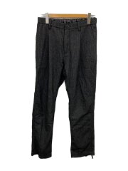 21AW/DWELLER EASY PANTS/スラックスパンツ/1/ウール/BLK/NN-P4023