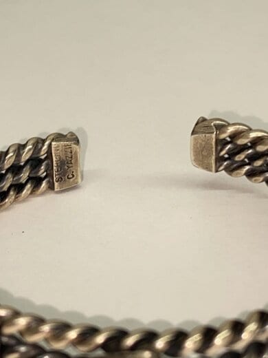 商品画像：C.YAZZIE/STERLINGバングル/SV925/メンズ 2