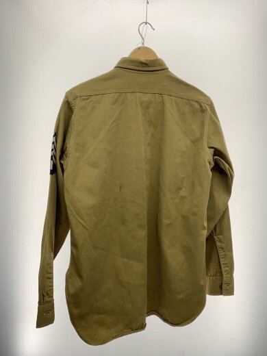 商品画像：50s/USA製/SWEET-ORR/ワークシャツ/ワッペン付き/猫目ボタン/BEG 2