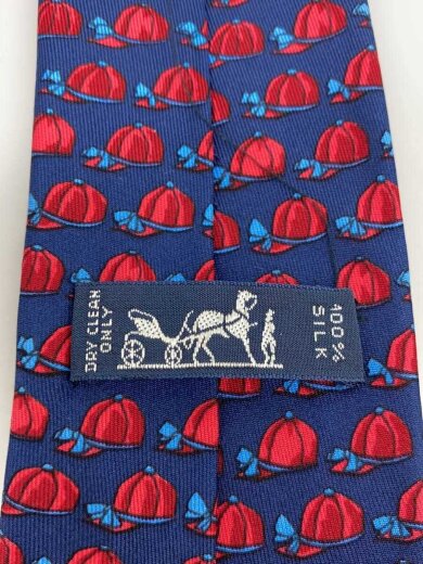 商品画像：カボチャ/ネクタイ/シルク/NVY/総柄/メンズ 4