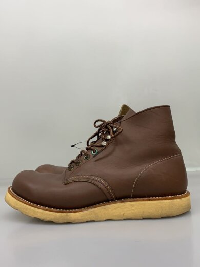 商品画像：刺繍羽タグ/プレーントゥ/ブーツ/US8.5/BRW/ベルバブーマー/ザー/8163 1