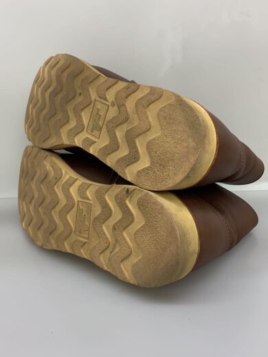 商品画像：刺繍羽タグ/プレーントゥ/ブーツ/US8.5/BRW/ベルバブーマー/ザー/8163 4