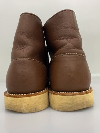 商品画像：刺繍羽タグ/プレーントゥ/ブーツ/US8.5/BRW/ベルバブーマー/ザー/8163 6