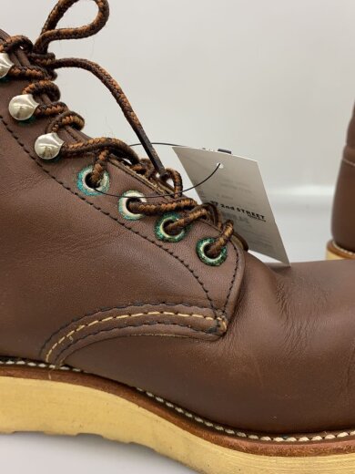 商品画像：刺繍羽タグ/プレーントゥ/ブーツ/US8.5/BRW/ベルバブーマー/ザー/8163 8