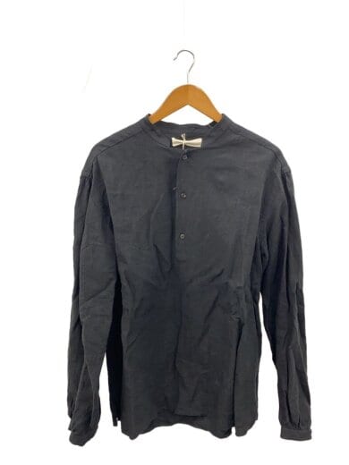 商品画像：advent/長袖シャツ/4/リネン/BLK/ADV-ST-009 1