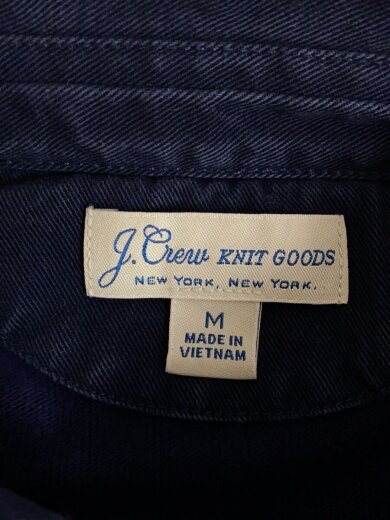 商品画像：ラガーシャツ/ボーダー/M/コットン/NVY 3