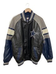 90s～/COWBOYS FOOTBALL/スタジャン/M/ポリエステル/BLK