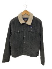 19年製/PILE LINED TRUCKER JACKET/S/コットン/GRY/26520FA19