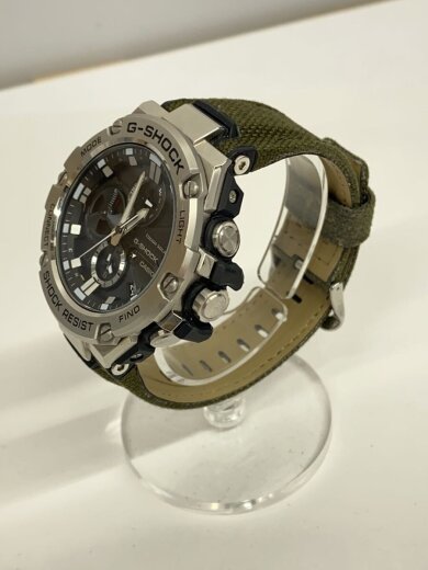 商品画像：クォーツ腕時計/アナログ/BLK/GRN 2