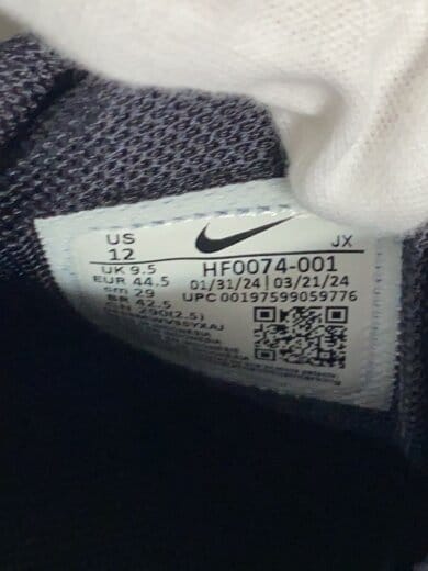 商品画像：ローカットスニーカー_HF0074-001/29cm/BLK 5