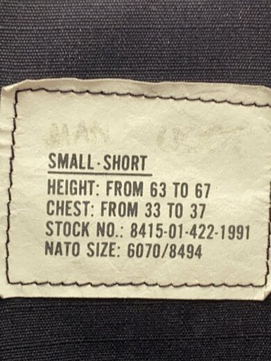 商品画像：BDUジャケット/Black357/S/ナイロン/BLK 3