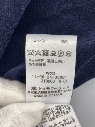 商品画像：22AW/キャラメルヴェルト コクーンワンピース/長袖ワンピース/34/コットン/NVY 5