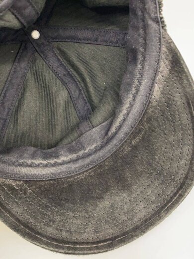 商品画像：キャップ/XL/コーデュロイ/BLK/メンズ/色褪せ/内側汚れ 6