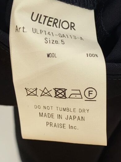 商品画像：スラックスパンツ/5/ウール/NVY/ULPT41-GA113-A 5