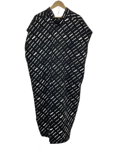 商品画像：Allover Logo Printed Shirt One Piece/38/コットン/BLK/719973 1