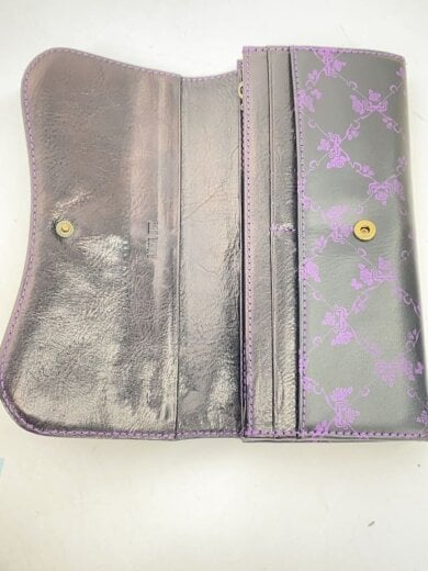 商品画像：ローズ/長財布/レザー/BLK/レディース 4