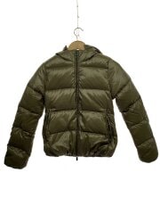 ダウンジャケット/36/ナイロン/GRN/無地