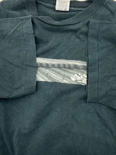 商品画像：USA製/白タグ/Tシャツ/M/コットン/BLK/蒸気機関車 5