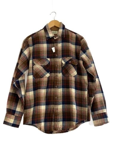 商品画像：70s/長袖シャツ/M/アクリル/マルチカラー/チェック 1