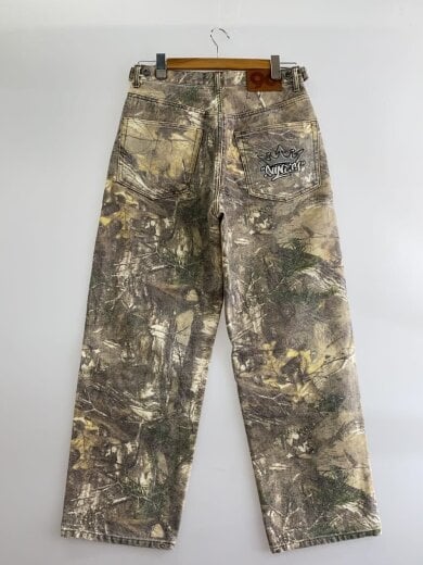 画像：9090King Logo Vintage Tapered Pants/M/コットン/GRN/NN15392