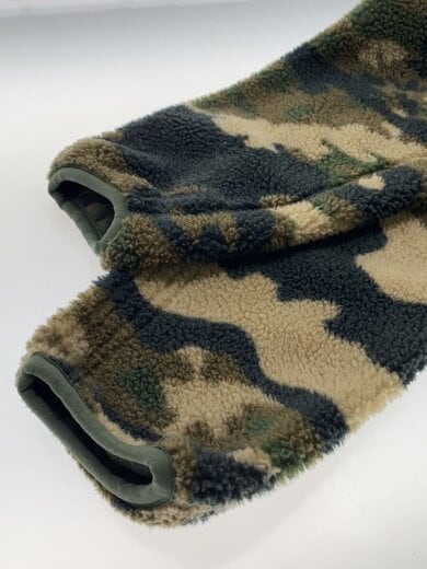 商品画像：CAMO FLEECE JKT/M/ポリエステル/GRN 6
